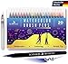Produktbild Pinselstifte Brush Pen Set 20 Farben + 1 Wassertankstift, Hand-Lettering Stifte für Bullet Journal, Kalligraphie und Aquarell, Watercolour Pens, Calligraphy Aquarellstifte mit E-Book - Brush Markers