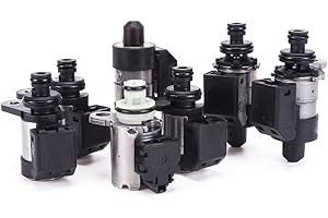 TROLLING MAN 7pcs RE5R05A Transmission Solenoid Kit Compatible with Nissa-n Armad-a Titan Xterr-a Frontie-r