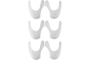 Newaner 3 Pares Escudo de Zapatos, Protectores para Zapatillas de Deporte, Arrugas de Zapatos Antiarrugas, Prevenga Hendidura del Pliegue del Calzado Deportivo