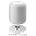 Price comparison product image HomePod Stand, Aluminum HomePod Holder for Apple HomePod Speaker, PremiumHomePod Accessories | Anti-slip | Anti-Falling down | Shock Proof Coaster by KIWI Design (Silver) HomePod Is Not Included
