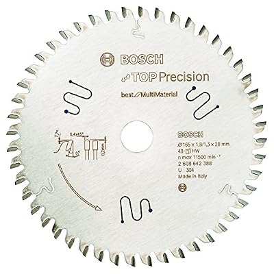 Bosch 2608642388 Lame de scie circulaire top precision best for multi material 165 x 20 x 1,8 mm 48