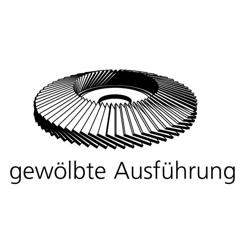 Tyrolit 273872 Fächerscheibe ø 125 mm Korn 40, VE: 10 Stück - 2