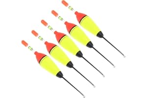 OriGlam Lot de 5 flotteurs de pêche en mousse EVA pour brochet, perche, carpe, bar