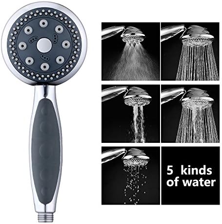 Sea Pioneer 30% Water Saving Handheld Shower Head 3 Modes Bathroom Spray Functions