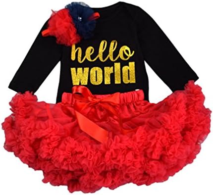 Yiiquan Baby Girls Party Outfits Casual Printed Tutu Romper Dress With Headband Set Style 25 80