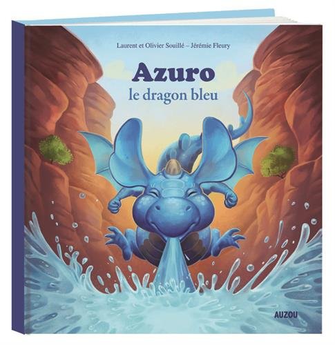 couverture de : Azuro le dragon bleu couverture de : Azuro le dragon bleu