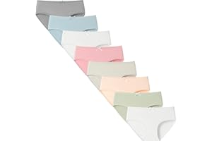 Charmi Braguitas Algodón Ropa Interior para Niñas Adolescentes Pack de 8