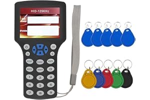 Fangxuee 10 frekvens RFID NFC Card Reader Writer Duplicator +5XCUID/UID nyckelring 125K 13,56 MHz RFID kopiator nyckel replik