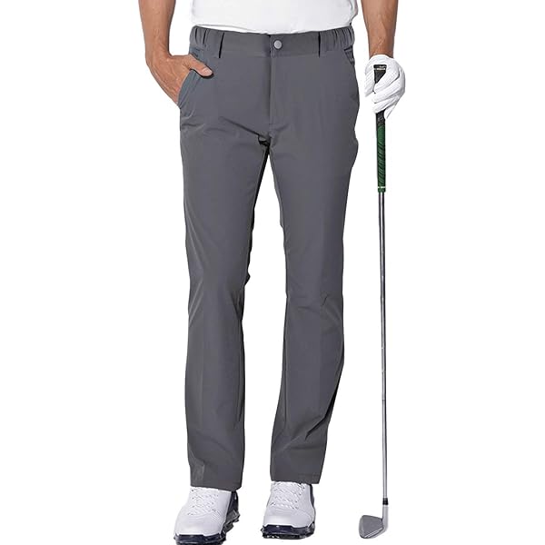 Aoli Ray Pantaloni Da Golf Uomo - Slim Fit, Impermeabili, Leggeri, Con Tasche Per Tee - Blu Navy Taglia M - Foto 6