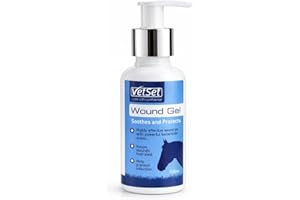 Wound Gel for Dogs, Horses, Cats & Livestock 100ml | Herbal Antibacterial & Antimicrobial Hydrogel Wound Care |Soothes & Protects Cuts, Grazes, Bites & Irritations by VetSet