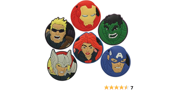 avengers jibbitz for crocs