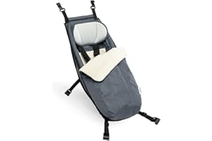 Croozer, Croozer Babysitz Winter-Set Graphic Blue, Nanna Bag Kit For Trailer, Grey, Unisex-Adult