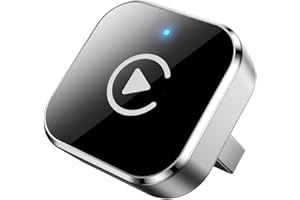 ANCVET for Apple Carplay Wireless Adapter, 3X Autoverbindung, Keine Latenz, Plug&Play, Wireless Carplay Adapter, 2025 Mini Car Play Kabellos Dongle für iPhone 5~17 &927+ Autos, USB-A/C