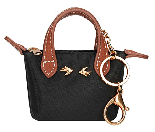 Preisvergleich Produktbild Depesche 7088 - Anhänger Miniaturtasche Love, schwarz, 12 cm