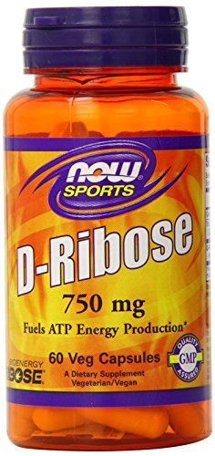 Preisvergleich Produktbild NOW Foods - D Ribose 750 mg. - 60 Vegetarische Kapseln