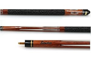 Ludomax Pool Queue Tycoon braun, langlebiger Billardqueue mit Gravur, Geschenk - Idee