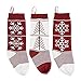 Produktbild Gestrickte Weihnachten Hängende Tasche Dekorative Socken Geschenk Taschen Wolle Weihnachten Socken Weihnachtsstrümpfe Dekoration Jacquard Geschenk Socken
