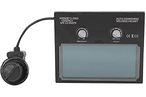 DIOCHE Lente de Casco de Soldadura Con Atenuación Automática de Energía Solar, Lente de Protección de Cubierta de Soldador Ajustable Profesional Para Casco de Soldadura