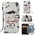 Produktbild NewTH 3D iPhone SE Bookstyle Lederhülle Schutzhülle Wallet Handschlaufe Flip Cover Schale Ständer Case Karten Slot Magnetverschluss Etui für Apple iPhone SE /5s/5