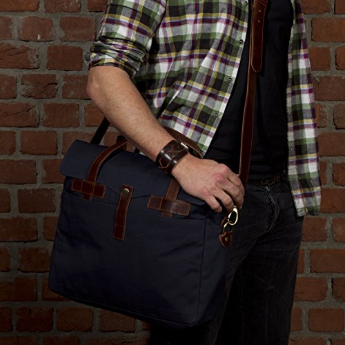 SID   VAIN   Laptoptasche CHASE - Unisex Notebooktasche gro   Ledertasche 15 4 Zoll Laptop Extra-Abtrennung - Businesstasche Damen Herren echt Leder b