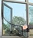 Popamazing 1.2mx2m Black Large Window Screen Mesh Net Insect Fly Bug Mosquito Moth Door Netting