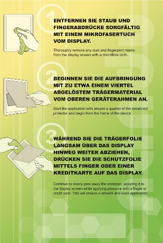 2 x nandu Schutzfolie für Samsung Galaxy Tab 3 Lite 7.0 SM-T110 – Displayschutzfolie klar Galaxy Tab 3 Lite 7.0 SM-T110 Folie - 3