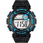 Dijital Spor Erkek Gen&ccedil;/&Ccedil;ocuk Kol Saati Kronometre Alarm 3ATM CHR902