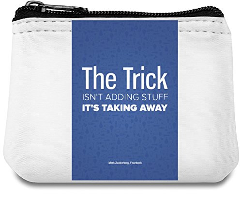 Preisvergleich Produktbild Zuckerberg quote Neopren Geldbeutel