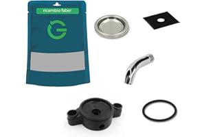 G GRIMALDI Kit Ricambi Compatibili Faber- Vano Porta Cialda - Filtro Doccia - Oring - Beccuccio - 2X Spessori per Macchine da Caffè in Cialde