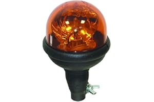 Gyrophare boule 12 Volts sur tige