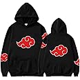 Darkbuck Hoodies for Men and Women Akatsuki Village Cloud Anime Hoodie Unisex Pure Cotton Casual Wear Hooded Sweatshirt Naruto