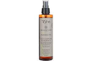 Tahe Organic Care Laca Capilar Ecológica Flexible Fix Anti-humedad y sin dejar residuos, 200 ml (Fuerte)