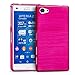 Produktbild Conie Handy Cover kompatibel mit Sony Xperia Z3 Compact, Schutzhülle Case aus Silikon Design Bumper Rutschfest Dünn in Pink