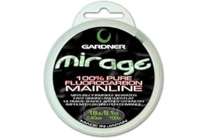 GARDNER TACKLE GARDNER Gardner Tackle Mirage Fluorocarbon Mainline 16Lb (7.3Kg) (100M Spool)