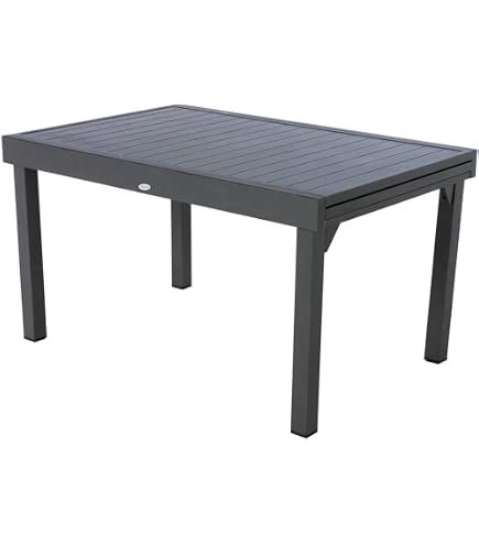 Hespéride Garten-Tisch 'Piazza' Ausziehbar, Hopfen & Tonka – Von 135 Cm Auf 270 Cm, Für 4–10 Personen