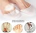 Produktbild pedimend Silikon Gel Zehen Protektoren Kappen (Paar) – Ballett Pointe Schuh Pads mit atmungsaktiv Loch/Zehenspreizer Kissen für entzündeten Fußballen – Das Hammer Zehen/Schwielen/Stoßdämpfer/Orthopädische Fuß Socke/Mittelfußpolster/gebrochenen Fuß Pflege/verhindern Fuß Reibung Verletzungen