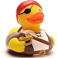 Pirate Rubber Duck with red Bandana and Eye Patch
