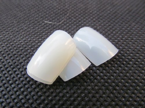 100 x False Natural Toe Feet Nails Full Coverage, 10 different sizes (10 of each size) posted from London by Fat-Catz