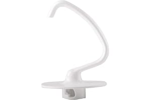 GZWY Crochet à Pâte|pétrisseur Pour KitchenAid K45DH, Crochet à Pâtisserie Rechange En Forme De C Métal Revêtu Accessoires Robot Crochet Pétrisseur Pour Batteur Sur Socle (1 Pièce)