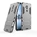 Produktbild LAGUI Hülle Geeignet für LG G7 ThinQ, Stylisch Trend Handyhülle Mit Standfunktion, Rugged TPU/PC Hybrid Schutzhülle, Anti-Scratch, Shockproof Schale, Passgenaue Fall Für Das LG G7 ThinQ. grau