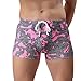 Produktbild Sansee Männer Schwimmen Hosen Shorts Boxer Unterwäsche Camouflage Bademode (L, Rosa)