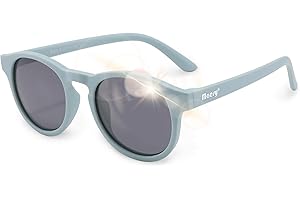 Maesy Gafas de Sol para Niño, Edades 3-6 Años, Protección Polarizada UV400, Montura Flexible y Blanda, Gafas de Sol Seguras y Cómodas para Niños, Faela