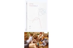 Big Hit Entertainment BTS Love Yourself Her 5th Mini Album [L Version] CD+Poster+Photobook+Photocard+Mini Book+Sticker Pack+(Extra BTS 6 Photocards+1 Double-Sided Photocard+Logo Sticker)