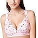 HOEREV Cotton Soft Nursing Maternity Non-wired Breast Feeding Bra