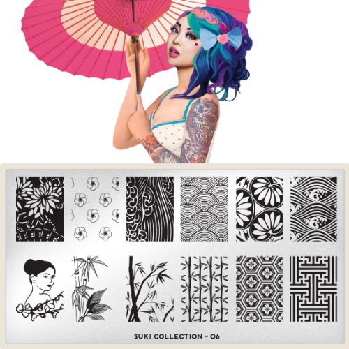 MoYou-London Nail Art Image Plate Suki Collection - 06