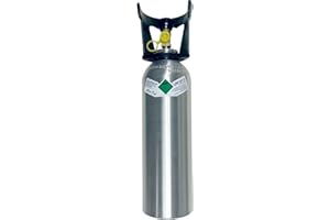 BieTal® CO2 Kohlensäure Flasche mit 2kg Füllung Kohlendioxid Kohlensäureflasche