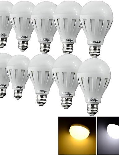 ShangYi 10PCS E27 3W CRI>70 6*SMD5630 200LM 6000K/3000K Cool White/ Warm White LED Globe Bulbs (AC 220V) , cool white-others