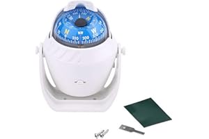 GOFORJUMP ABS LED Light Electronic Navigation Compass Fit For Marine Boat Sail Ship Vehicle Car Confirming navigation directions