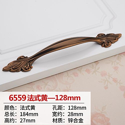 DaMonicv Continental French Wong handle Chinese drawer handle cabinets small handle shoe cabinets closet door handle hardware 128mm