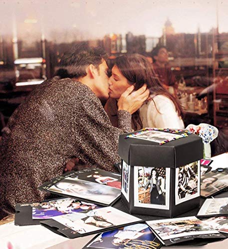 Boite Album Photo Creative Surprise Explosion Boite Main Diy Pour Noel Anniversaire Fete Noir Ekkong Coffret Cadeau Surprise Decoration De La Maison Cuisine Maison Centroarco Com